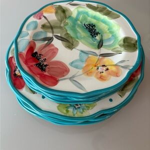 The Pioneer Woman Vibrant Floral Dinner Plates